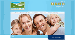 Desktop Screenshot of lapazdentistry.com