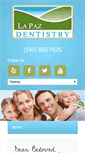 Mobile Screenshot of lapazdentistry.com